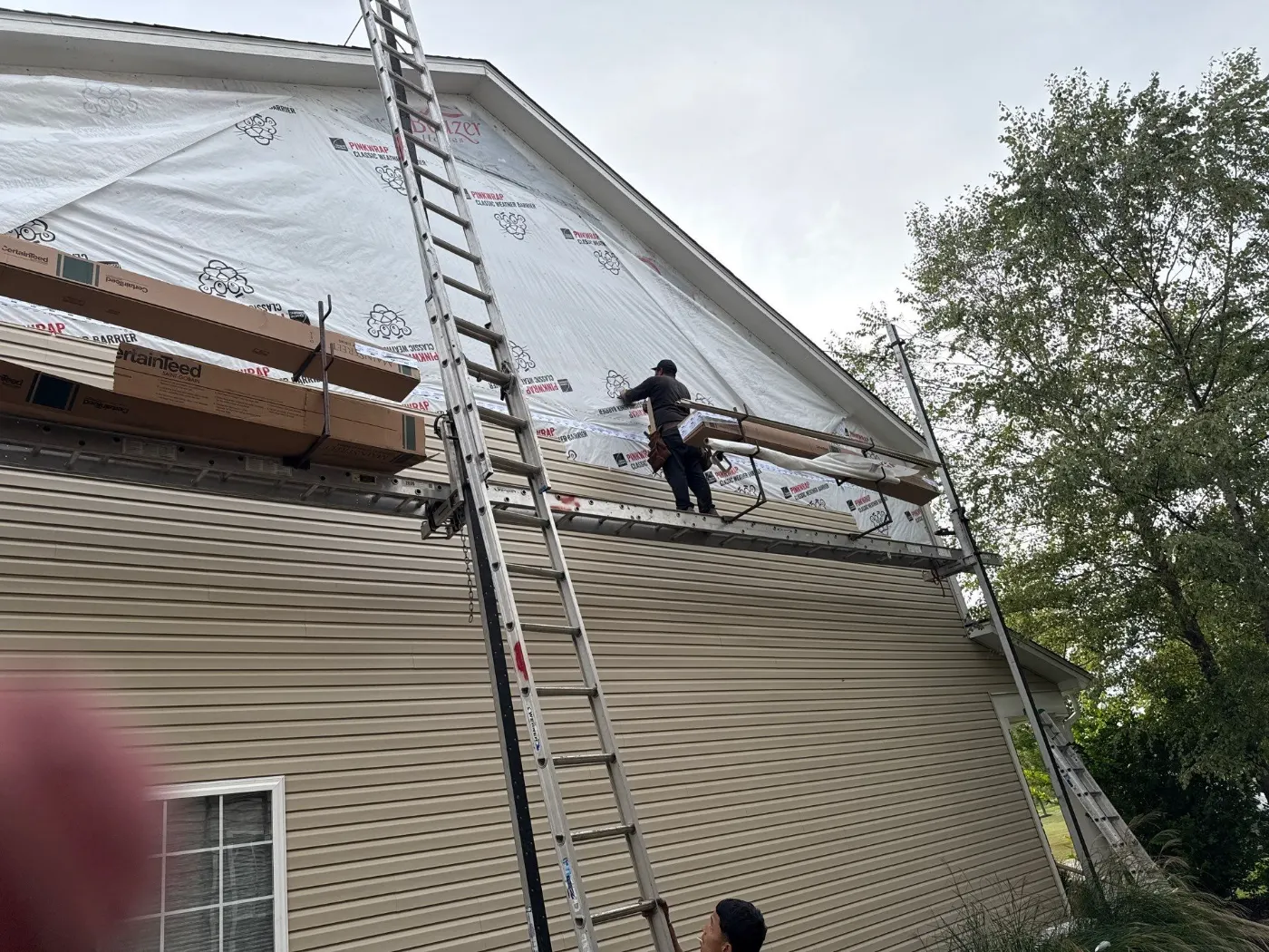 Membrane repair completed in Cherry Tree
